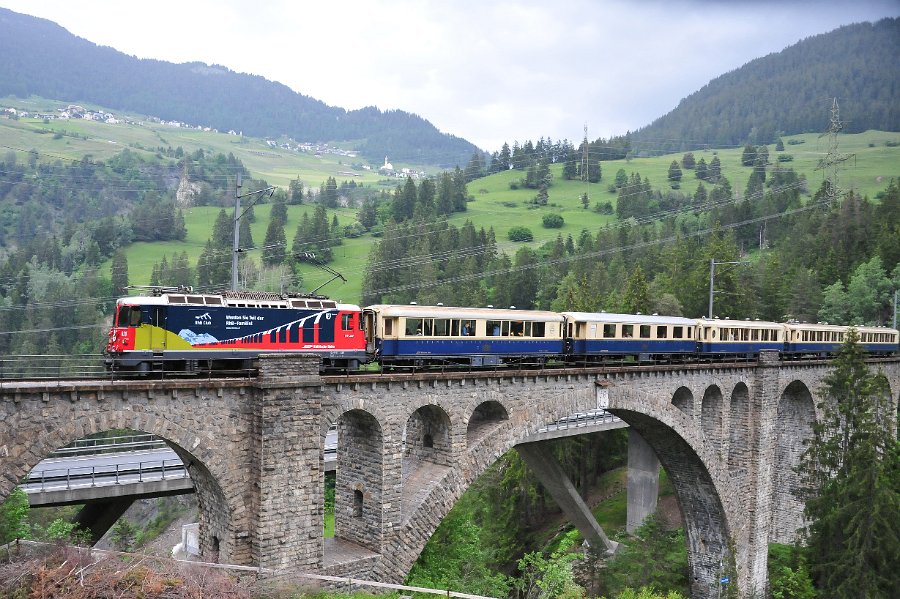 2019.06.10 RhB Ge 2-4 222 Bahnfest Bergün (1)